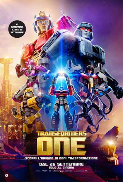 (SOLO IL 21 E 22 SETTEMBRE) Transformers One 3D